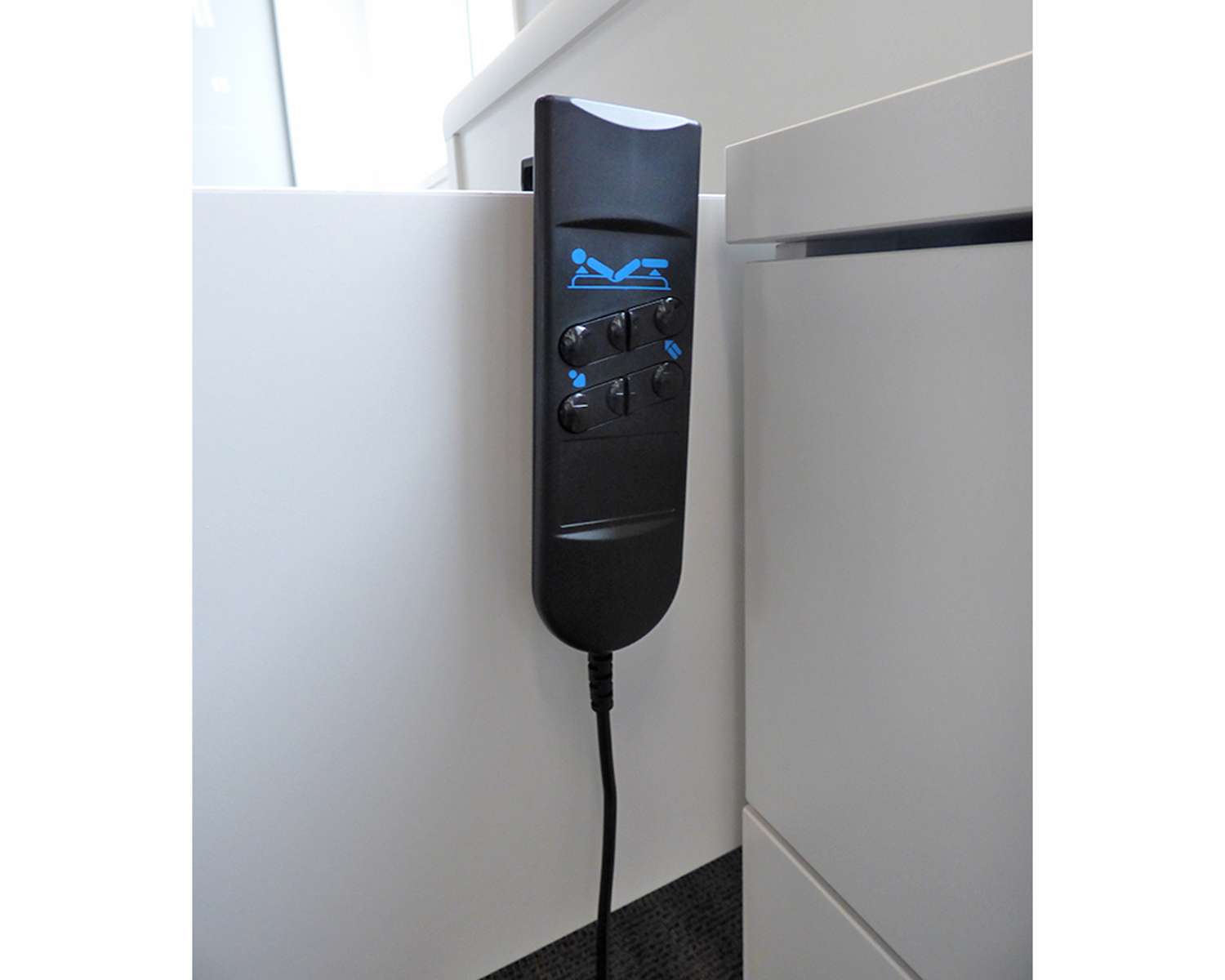 Showroommodel compleet tweepersoonsbed Premium Mio afstandsbediening