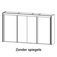 Met 4 glasdeuren