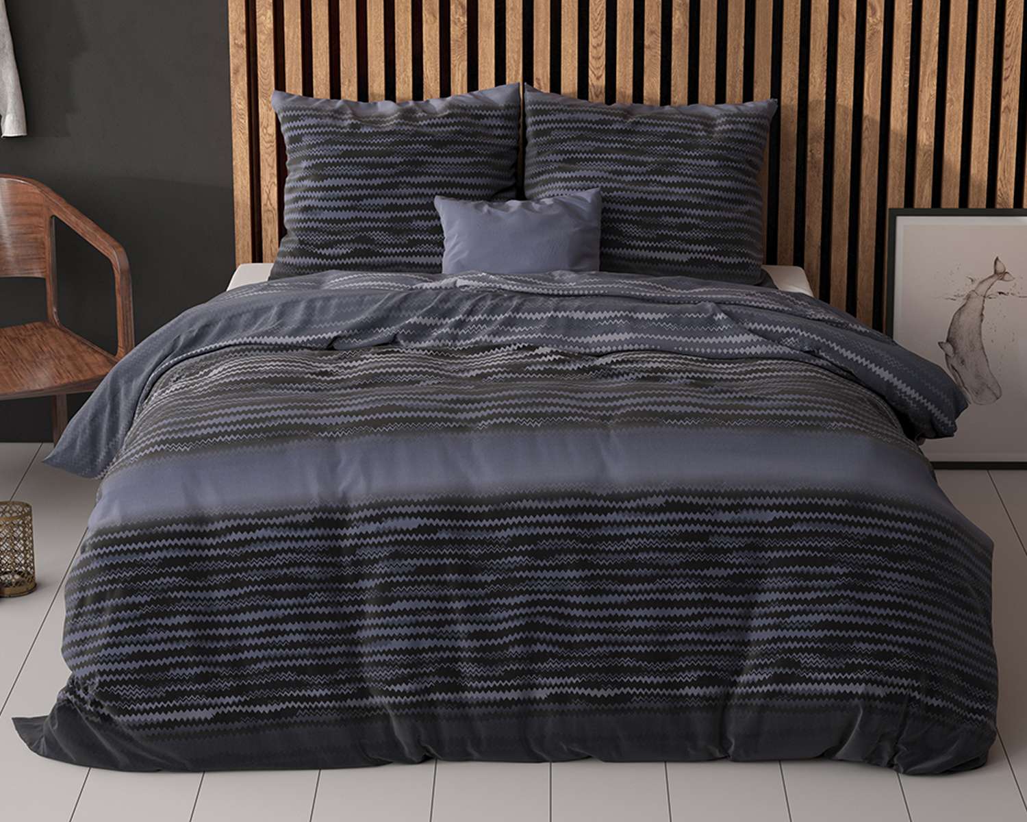 Dekbedovertrek Donkere tinten - in kamer Dekbedovertrek Donkere tinten - in kamer