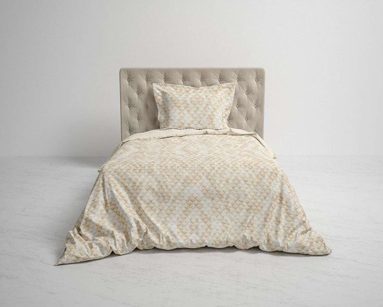 Dekbedovertrek Maris 1 pers op bed Dekbedovertrek Maris 1 pers op bed