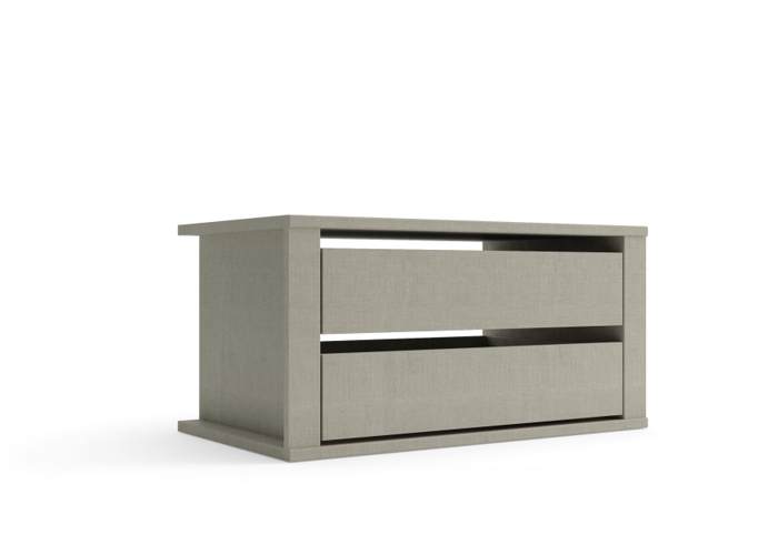 Softclose ladenblok 2 laden blanco