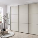 Kledingkast met schuifdeuren met houtkleur