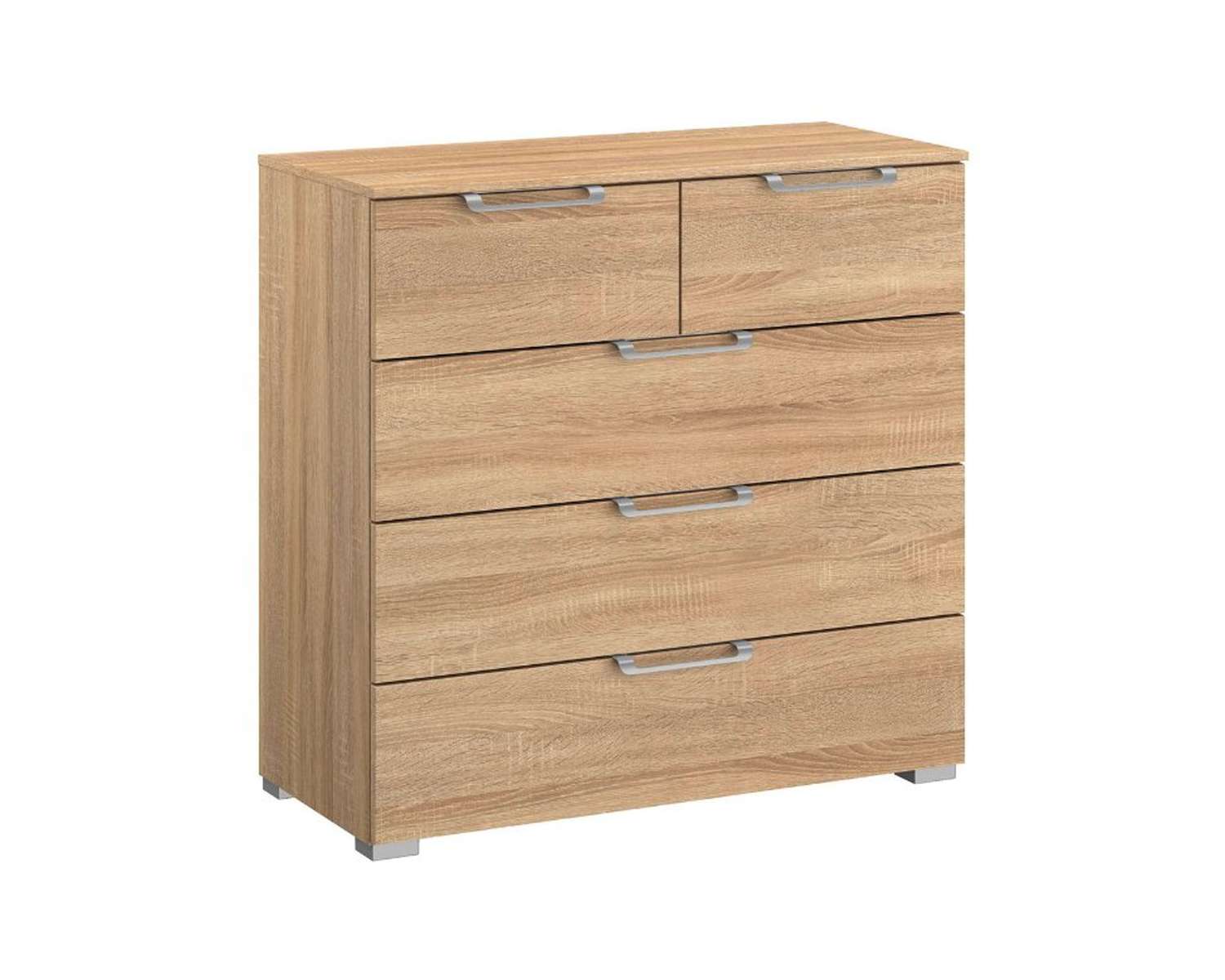 5-ladenkast zand eiken