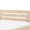 Detail hoofdbord houten bed Teun beuken natuur geolied