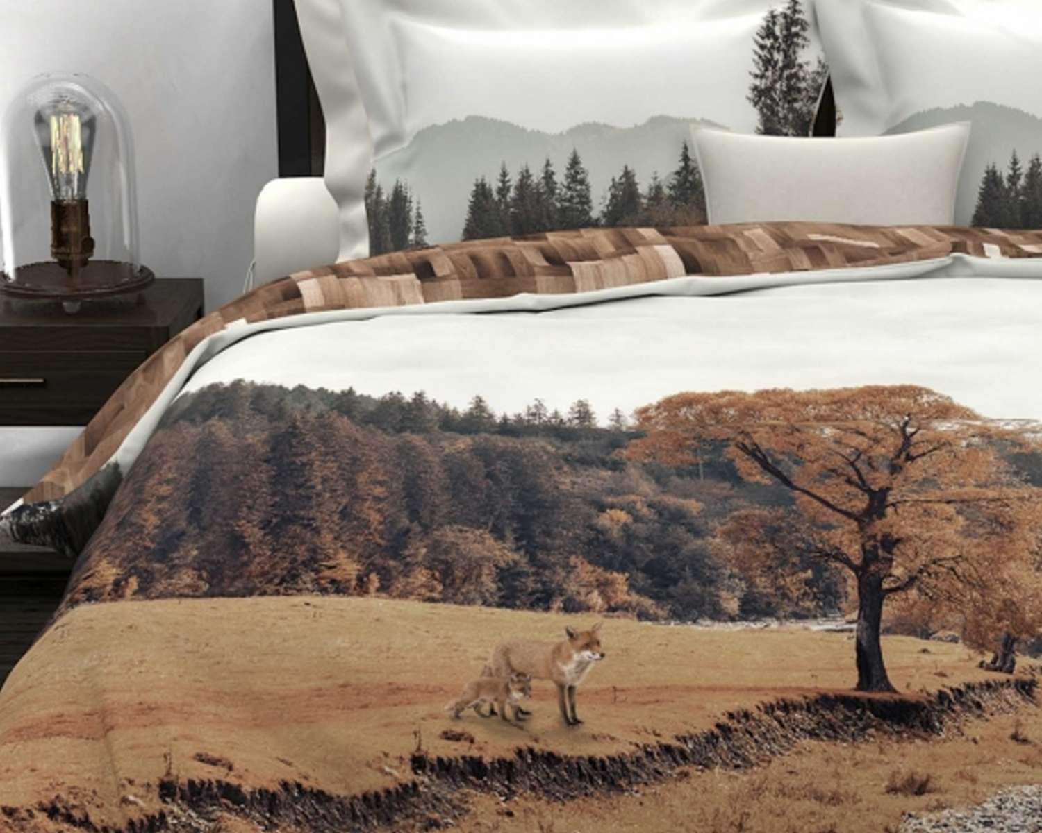 Dekbedovertrek met rivier Dekbedovertrek met rivier