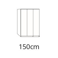 150cm breed 3 deuren