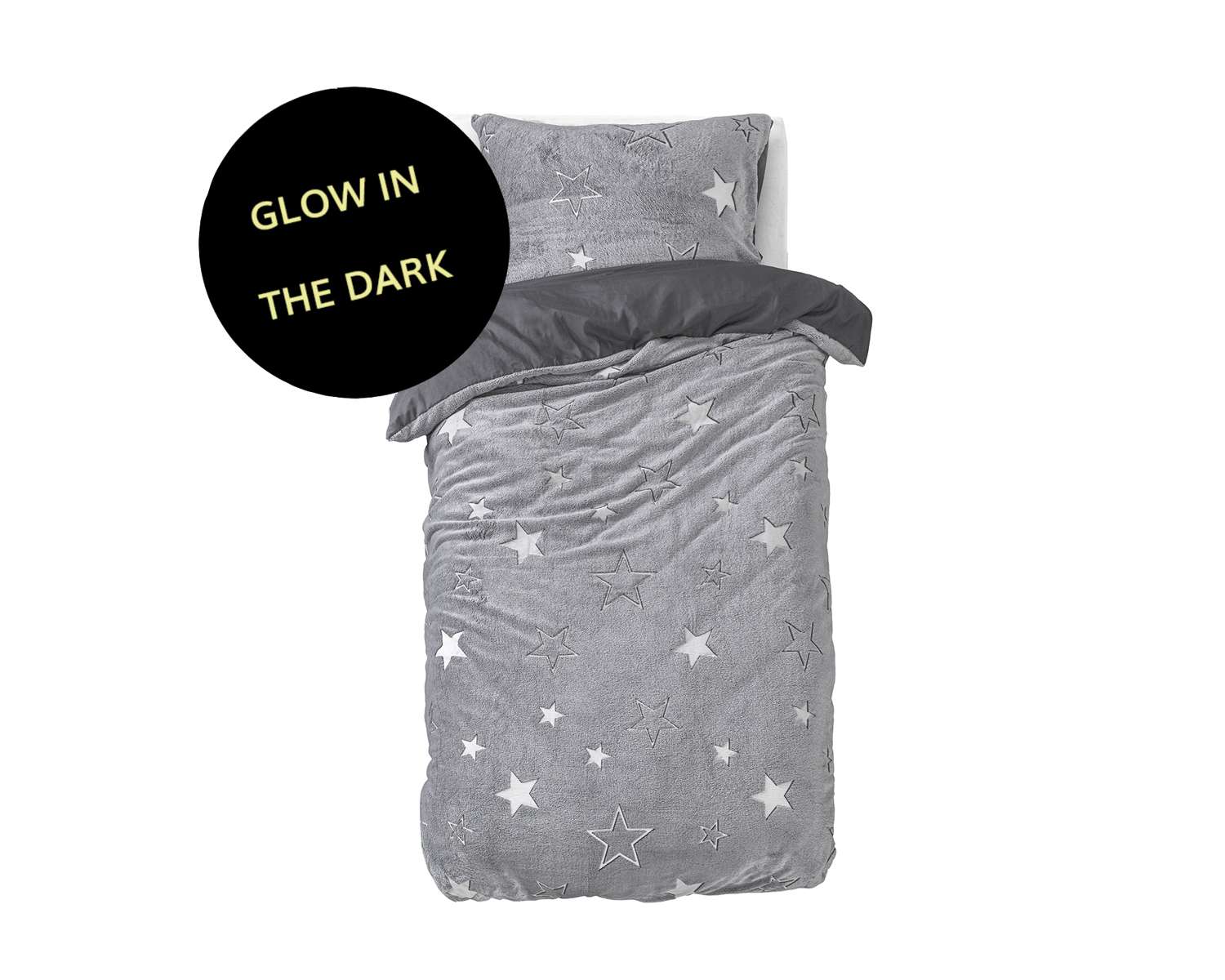 Glow in the dark sterren dekbedovertrek
