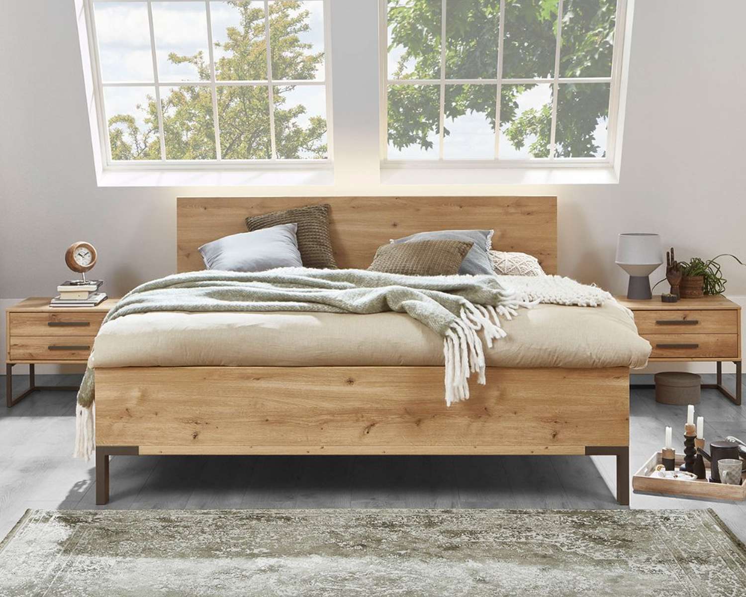 Tweepersoonsbed Comfort Urban voeteneind Tweepersoonsbed Comfort Urban voeteneind