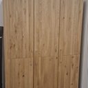 Massief eiken houten kledingkast