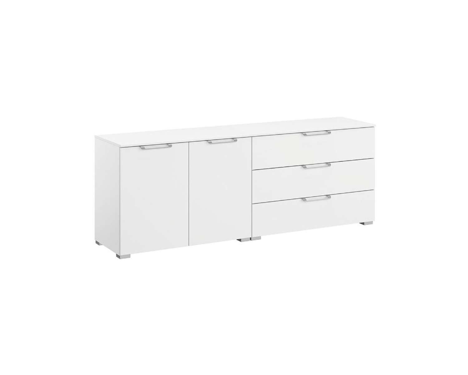 Combicommode 2 deuren en 3 laden alpine wit