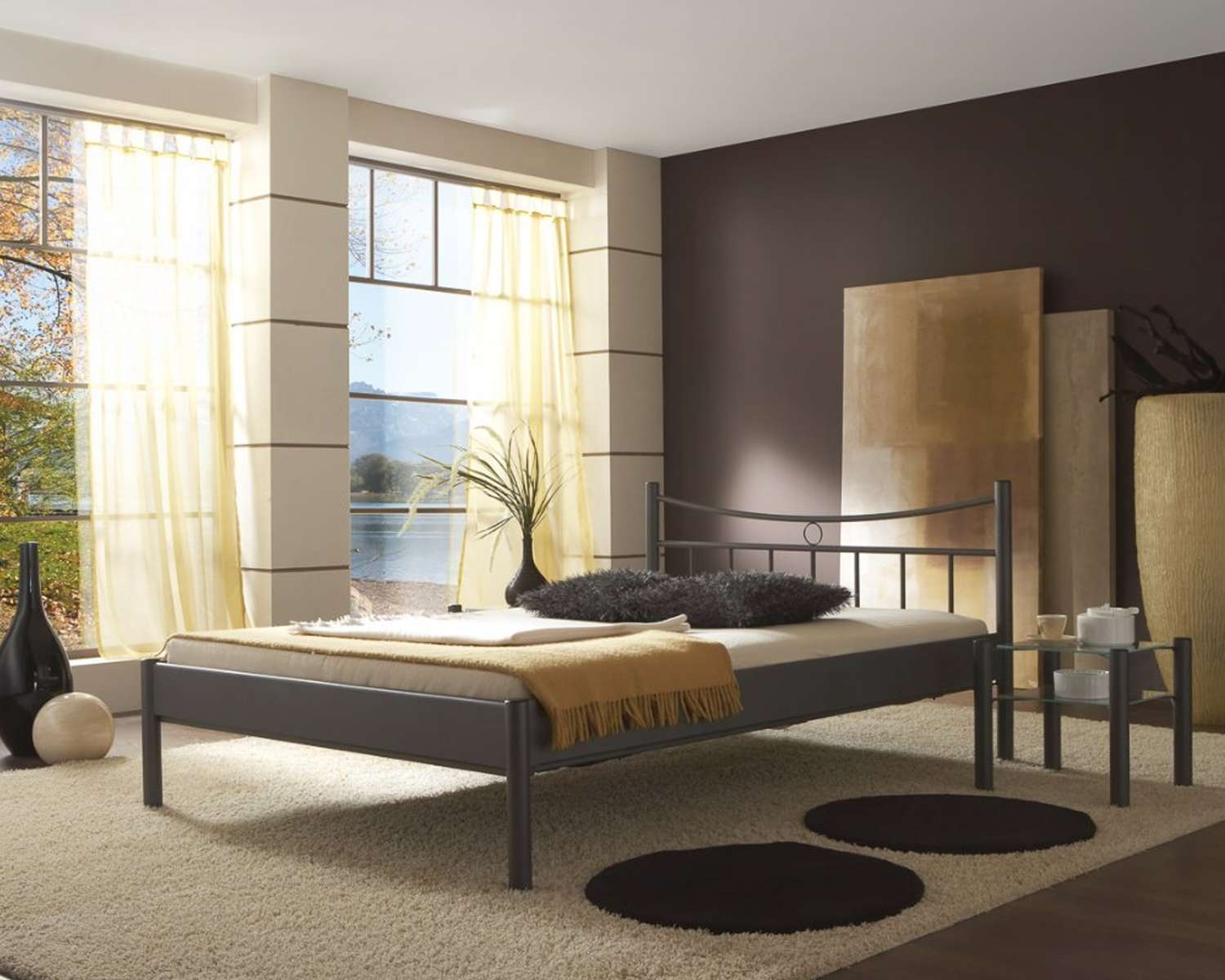 tweepersoons metalen bed Svenja